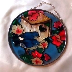 Cute bird house sun catcher